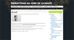 Desktop Screenshot of infractions-code-de-la-route.be